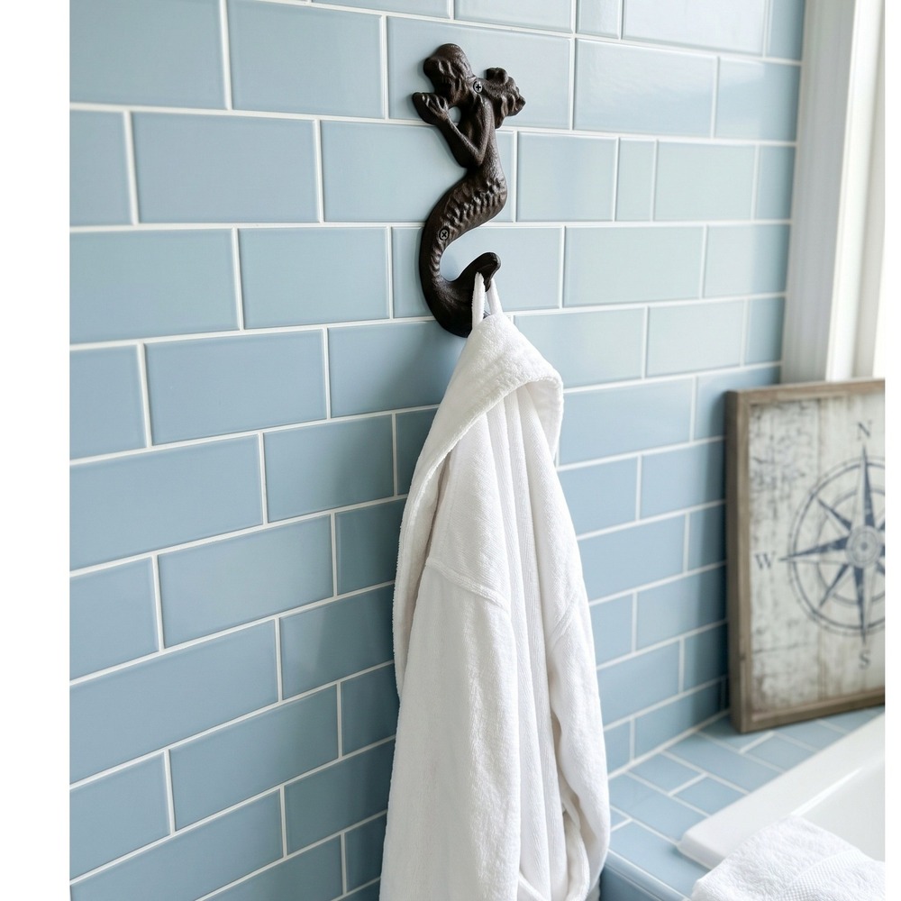 Mermaid Wall Hook Nautical Decor NEW